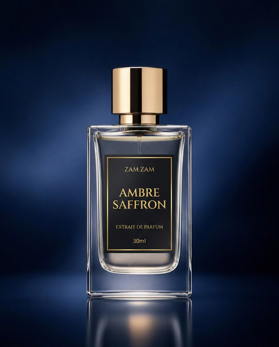 Ambre Saffron fragrance bottle