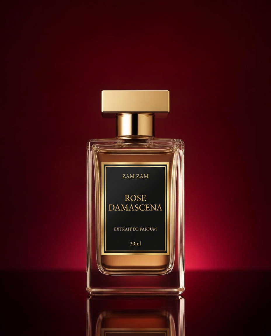 Rose Damascena fragrance bottle