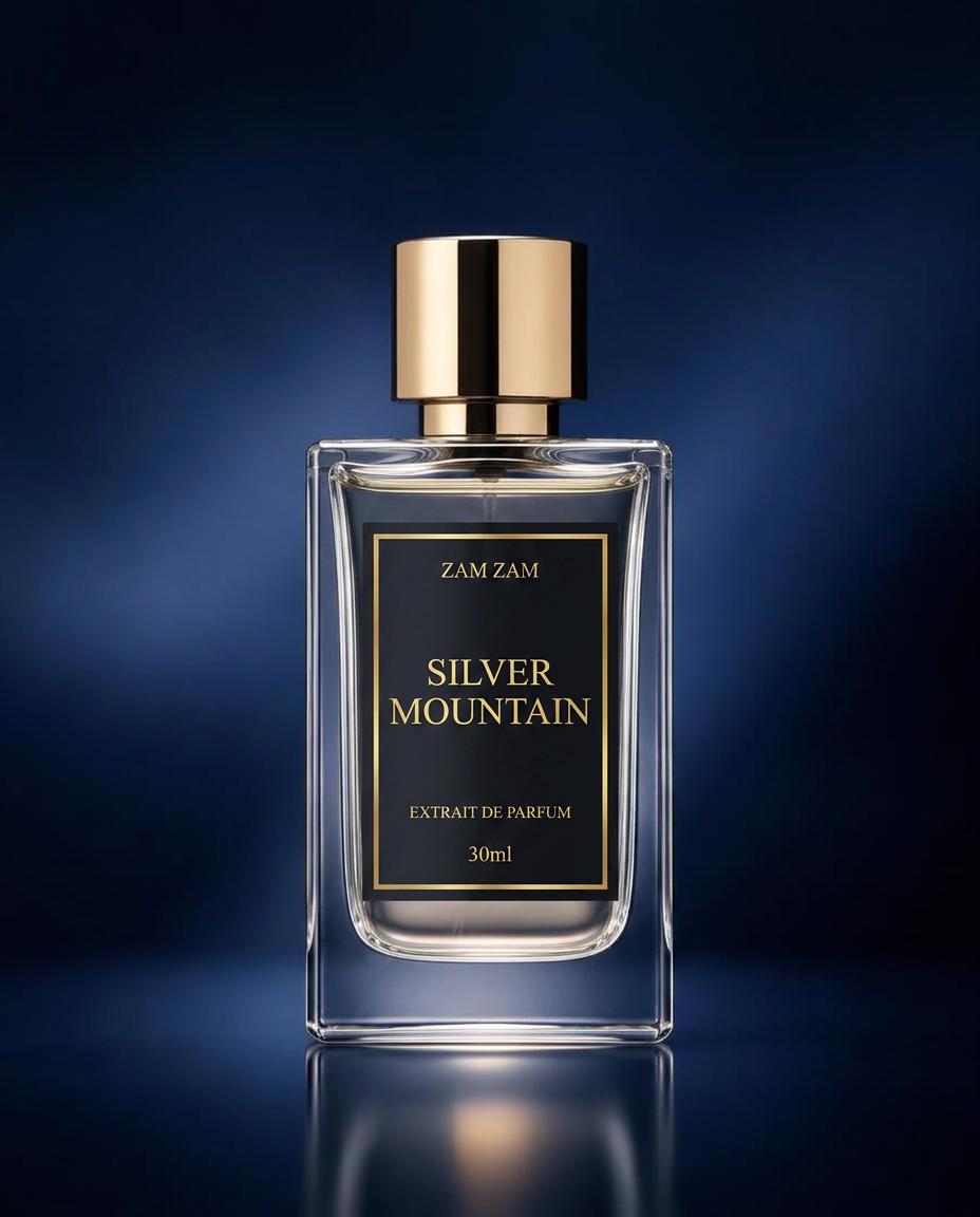 Silver Mountain fragrance bottle